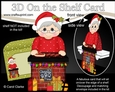 3D On the Shelf Card Kit - Christmas Old Man has a Festive Barbeque