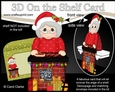 3D On the Shelf Card Kit - Christmas Old Lady has a Festive Barbeque