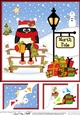 8 x 8 Christmas at the North Pole Pip Penguin has a Present & Christmas Tree