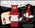 3D On the Shelf Everlasting Calendar Kit - Little Friendly Dragon Titan