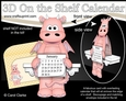 3D On the Shelf Everlasting Calendar Kit - Little Friendly Dragon Fizz