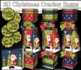 3D Christmas Cracker Boxes Santa has a Christmas Tree