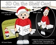 3D On the Shelf Card Kit - Christmas Old Man goes Carol Singing