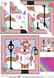 Christmas OOps Rudolph goes Carol Singing Corner Topper