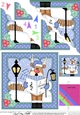 Christmas OOps Rudolph goes Carol Singing Corner Topper