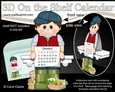 3D On the Shelf Everlasting Calendar Kit - Veggie Patch Boy Fabian