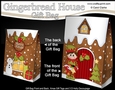 3D Christmas Little Elf has a Christmas Stocking and Star at the Gingerbread House Gift Bag Mini Kit