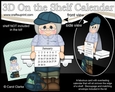 3D On the Shelf Everlasting Calendar Kit - Little Rambler Old Lady Gertrude