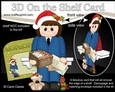 3D On the Shelf Card Kit - Little Christmas Postwoman