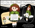 3D On the Shelf Everlasting Calendar Kit - Little Irish Dancer Ciara