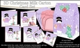 3D Christmas Snowmen at the North Pole Cards in a Mini Milk Carton Bumper Kit