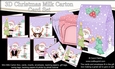 3D Christmas Santa at the North Pole Cards in a Mini Milk Carton Bumper Kit