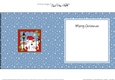 Christmas Snowball Sam goes Carol Singing matching insert square landscape