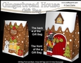 3D Christmas Hamish Scottie Dog is delivering Presents to the Gingerbread House Gift Bag Mini Kit