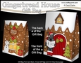 3D Christmas Hamish Scottie Dog is Carol Singing at the Gingerbread House Gift Bag Mini Kit