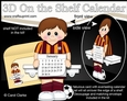 3D On the Shelf Everlasting Calendar Kit - Little Footballer Branden