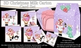 3D Christmas Rudolph Cards in a Mini Milk Carton Bumper Kit