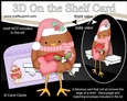3D On the Shelf Everlasting Calendar Kit - Little Christmas Bobbin Robin is in Love