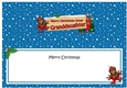 large DL Christmas GREAT GRANDDAUGHTER Robin Signpost insert