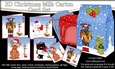 3D Christmas Cats & Dogs Cards in a Mini Milk Carton Bumper Kit
