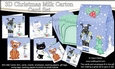 3D Christmas Cats & Dogs Cards in a Mini Milk Carton Bumper Kit