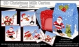 3D Christmas Snowy Fun Cards in a Mini Milk Carton Bumper Kit