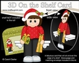 3D On the Shelf Card Kit - Christmas Jumper Lady delivers the Presents