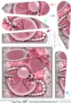 102nd Birthday Perfume Lace & Pearls Fan Pyramage Topper