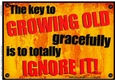 A4 Fun Novelty Growing Up - Senior Moment Saying Card Topper