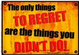 A4 Fun Novelty Regrets - Senior Moment Saying Card Topper