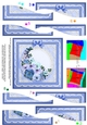 Spring Flowers Quick Card with Wavy Spiral Side Stacker