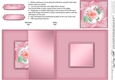 Rose and Lace No-Hole Fold Back Card