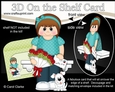 3D On the Shelf Card Kit - Little Teen Nancee has a Bunch of Roses, letter & Dog Joi