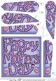 Happy Mothers Day Fan Pyramage Topper