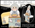 3D On the Shelf Card Kit - Old Lady Doloris Bakes a Pie in the Kitchen