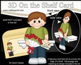 3D On the Shelf Card Kit - Valentine Heart Shaped Roses Love & Romance Boy Darrin