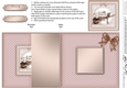 Flower Filled Wheelbarrow No-Hole Fold Back Card