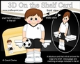 3D On the Shelf Card Kit - Little Footballer Clifton