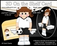 3D On the Shelf Card Kit - Little Footballer Cordelia