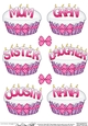 3D Relations Birthday Cake Decoupage Sheet
