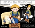 3D On the Shelf Card Kit - Little Hammer & Nail Carpenter Joiner Lonny