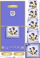 Pansy on Lace No-Hole Over the Edge & spiral pyramid