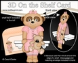 3D On the Shelf Card Kit - Cute Little Baby Meerkat Natalya