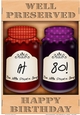 A4 Novelty Well Preserved 80th Birthday Jams Topper