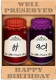 A4 Novelty Well Preserved 90th Birthday Jams Topper