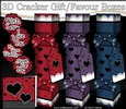 3D Romantic Hearts Valentine Love & Romance Cracker Gift Favour Boxes