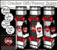 3D Romantic Hearts Valentine Love & Romance Cracker Gift Favour Boxes
