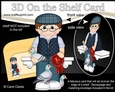 3D On the Shelf Card Kit - Little Pigeon Fancier Ike