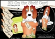3D On the Shelf Card Kit - Flower Pot Friends Little Springer Spaniel Dog Petra