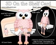 3D On the Shelf Card Kit - Little Hoot Baby Owl